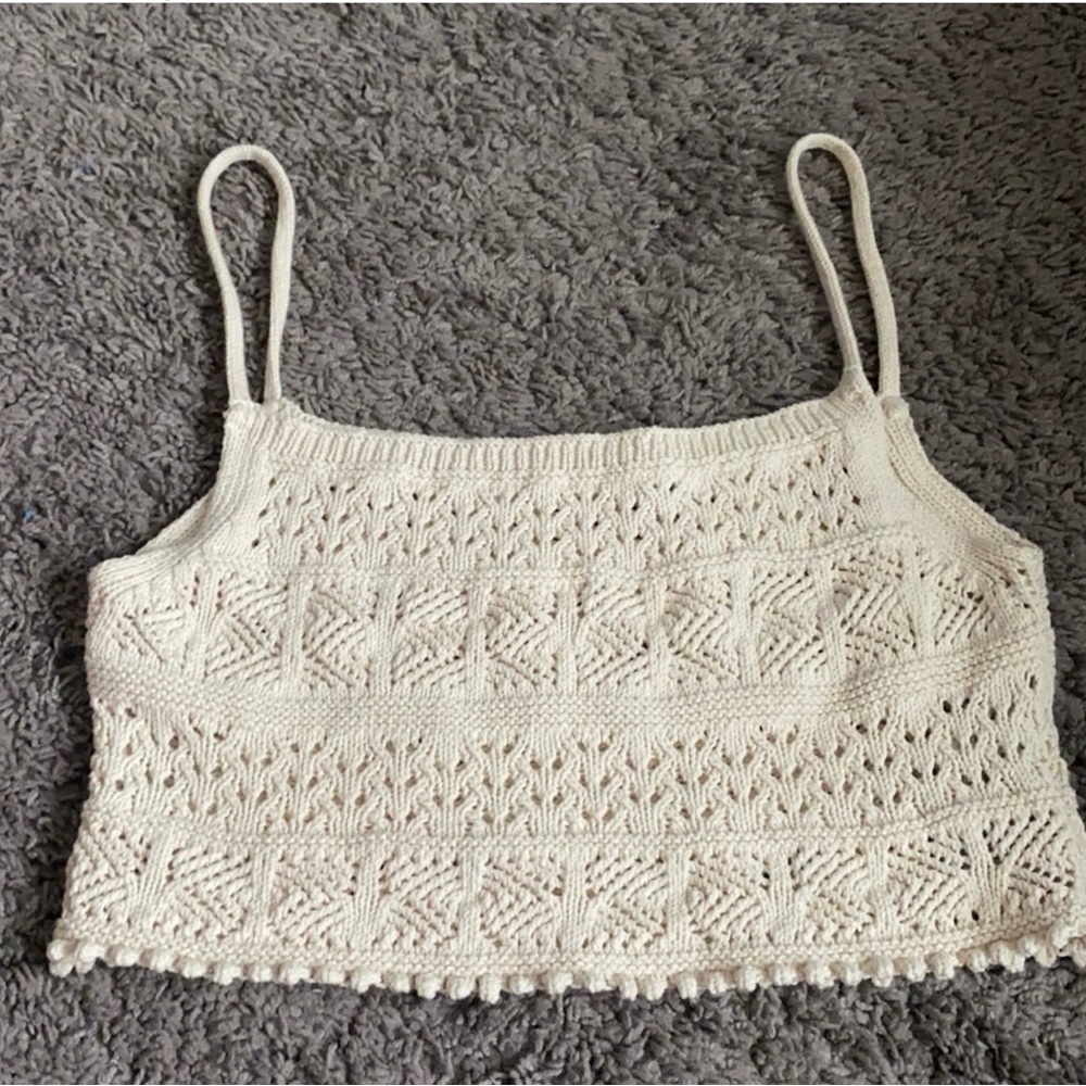 Zara crochet crop top